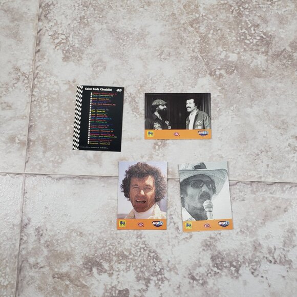 1992 Fan Appreciation Tour Food Lion 4 Nascar Cards Pocono Richard Petty - Picture 1 of 5